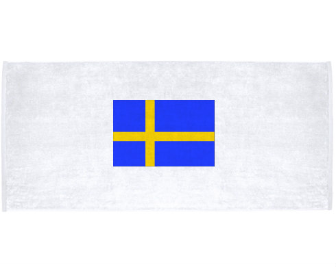 Celopotištěný sportovní ručník Švédsko