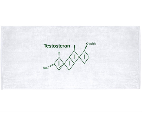Celopotištěný sportovní ručník Testosteron