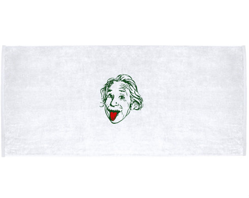 Celopotištěný sportovní ručník Einstein