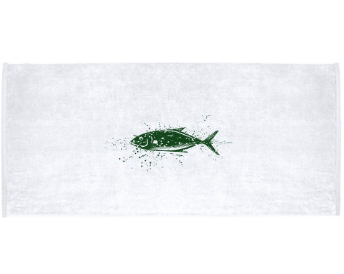 Celopotištěný sportovní ručník Ryba