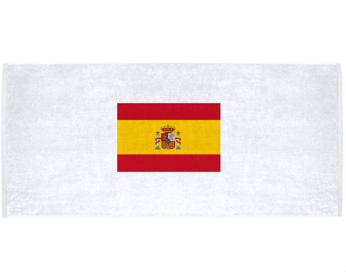 Celopotištěný sportovní ručník Španělská vlajka