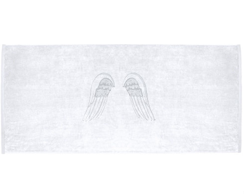 Celopotištěný sportovní ručník Andělská křídla