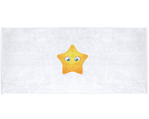 Celopotištěný sportovní ručník Mořská hvězdice