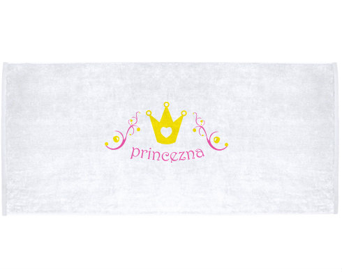 Celopotištěný sportovní ručník Princezna