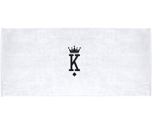 Celopotištěný sportovní ručník K as King