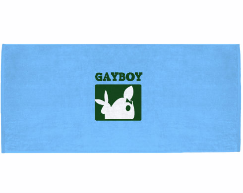 Celopotištěný sportovní ručník Gayboy