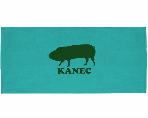 Celopotištěný sportovní ručník Kanec