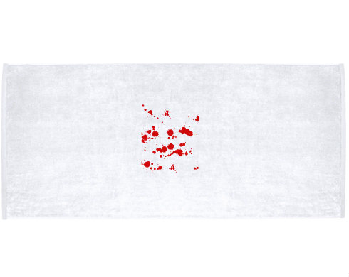 Celopotištěný sportovní ručník Krev
