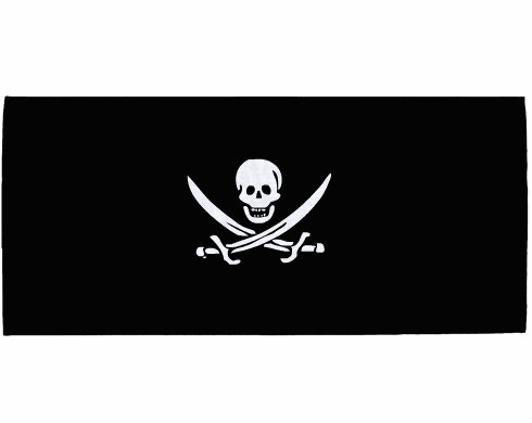 Celopotištěný sportovní ručník Pirát