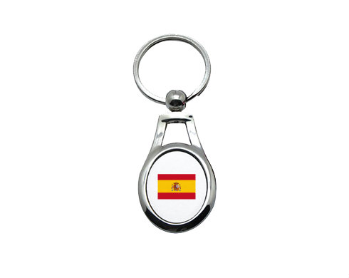 Klíčenka ovál Španělská vlajka