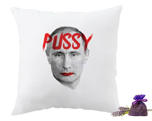 Levandulový polštář Pussy Putin
