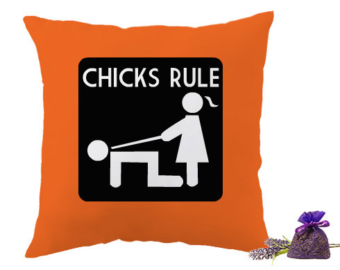 Levandulový polštář Chicks rule