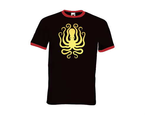 Pánské tričko s kontrastními lemy Octopus