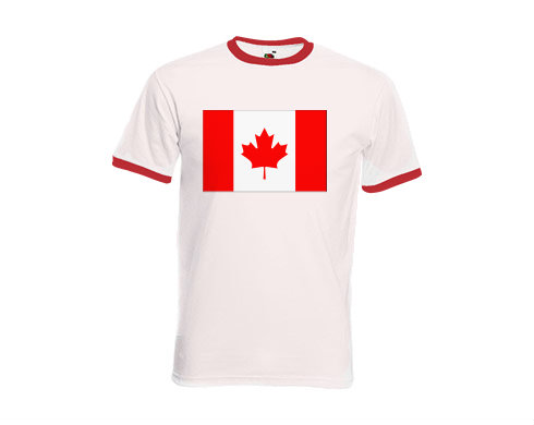 Pánské tričko s kontrastními lemy Kanada