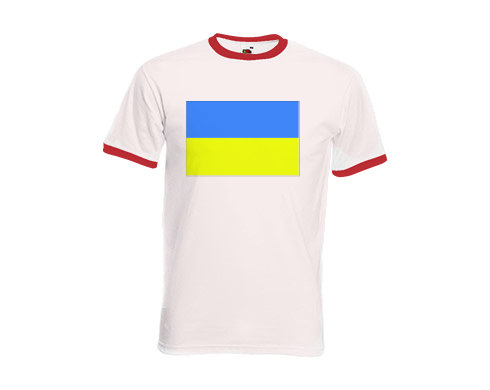 Pánské tričko s kontrastními lemy Ukrajina