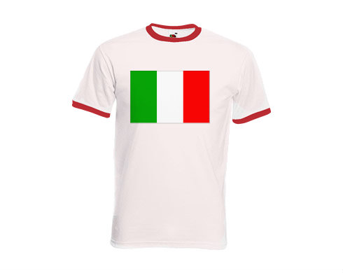 Pánské tričko s kontrastními lemy Itálie