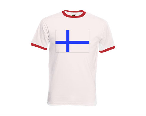 Pánské tričko s kontrastními lemy Finsko