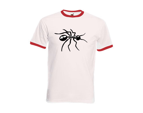 Pánské tričko s kontrastními lemy mravenec