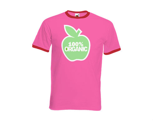 Pánské tričko s kontrastními lemy 100% Organic