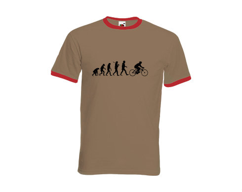 Pánské tričko s kontrastními lemy Evolution Bicycle