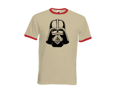 Pánské tričko s kontrastními lemy Darth Vader