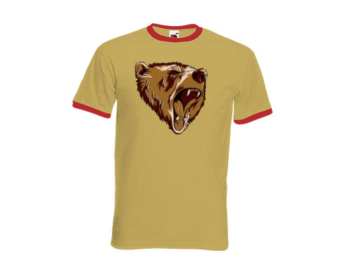 Pánské tričko s kontrastními lemy Grizzly