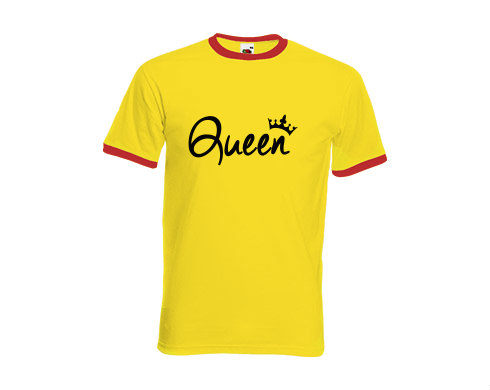 Pánské tričko s kontrastními lemy Queen