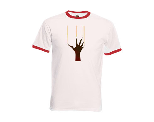 Pánské tričko s kontrastními lemy Witch hand