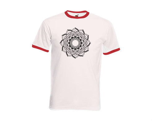 Pánské tričko s kontrastními lemy Mandala