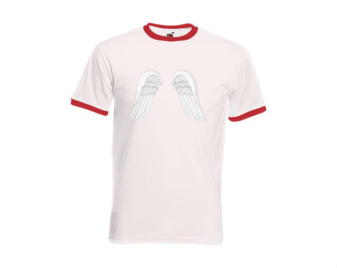 Pánské tričko s kontrastními lemy Andělská křídla