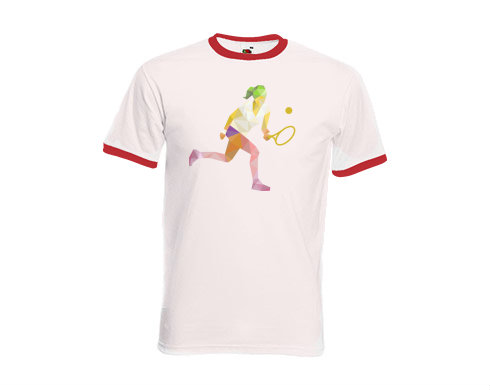 Pánské tričko s kontrastními lemy Tenis