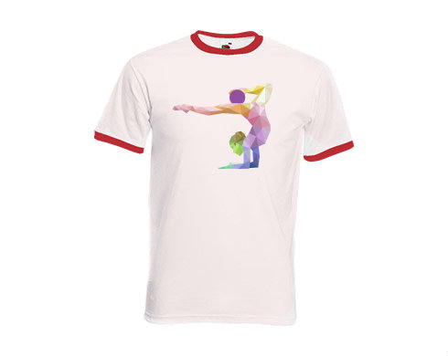 Pánské tričko s kontrastními lemy Gymnastika
