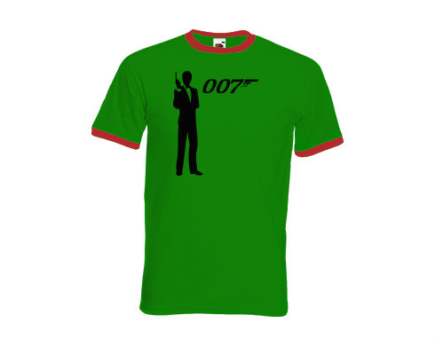 Pánské tričko s kontrastními lemy James Bond