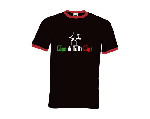 Pánské tričko s kontrastními lemy Capo di tutti Capi