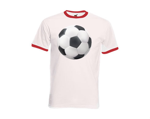 Pánské tričko s kontrastními lemy Football