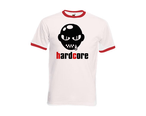 Pánské tričko s kontrastními lemy Hardcore