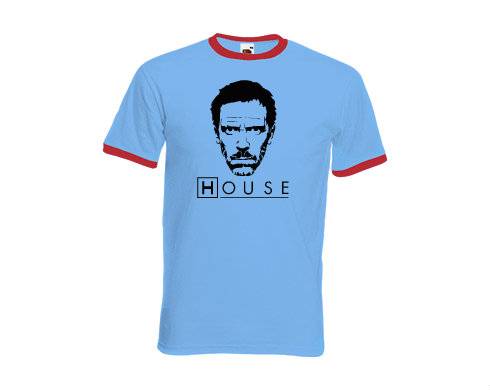 Pánské tričko s kontrastními lemy House