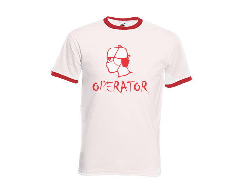 Pánské tričko s kontrastními lemy Operátor