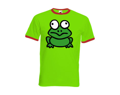Pánské tričko s kontrastními lemy Žabka