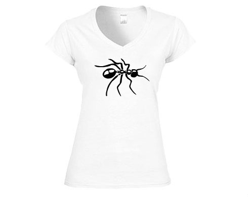 Dámské tričko V-výstřih mravenec