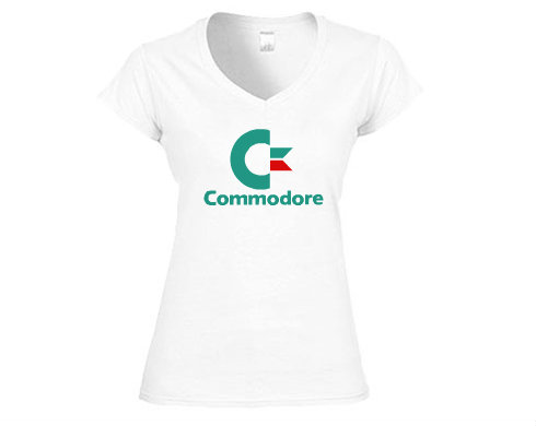Dámské tričko V-výstřih Commodore