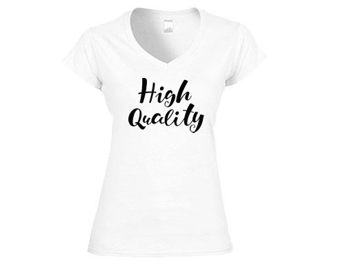 Dámské tričko V-výstřih High quality