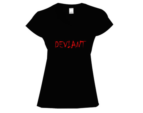 Dámské tričko V-výstřih Deviant