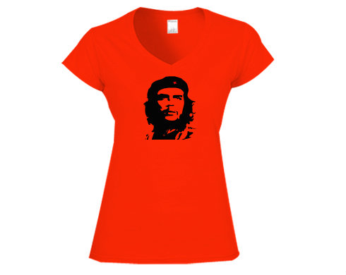 Dámské tričko V-výstřih Che Guevara