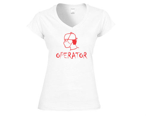 Dámské tričko V-výstřih Operátor