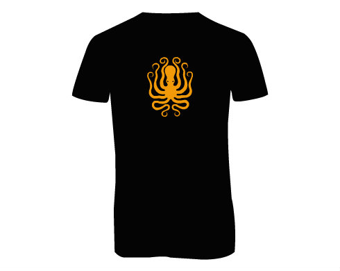 Pánské triko s výstřihem do V Octopus