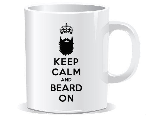 Hrnek Premium Keep calm beard