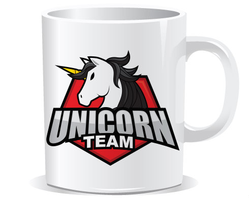 Hrnek Premium Unicorn team