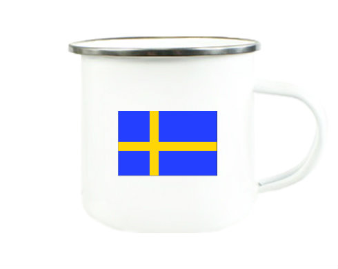 Plechový hrnek Švédsko