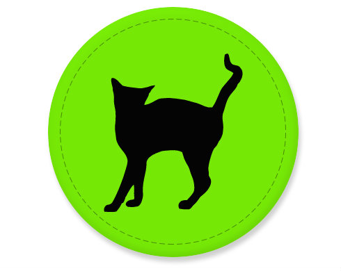 Placka magnet Kočka - Líza